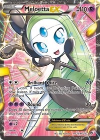 Meloetta EX (Full Art) - RC25/RC25 - Radiant Collection